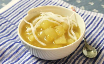 Chè sắn nóng